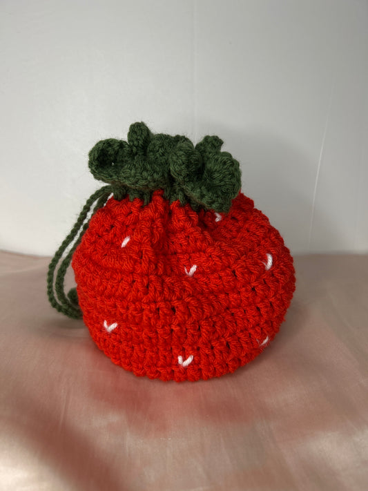 Strawberry Pouch Bag
