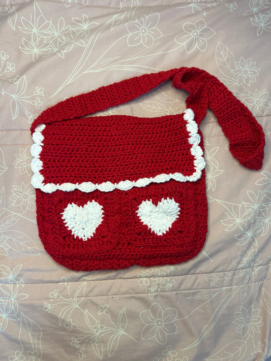 Valentines Messenger bag